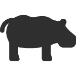 An icon of an hippo.