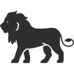 A lion icon.