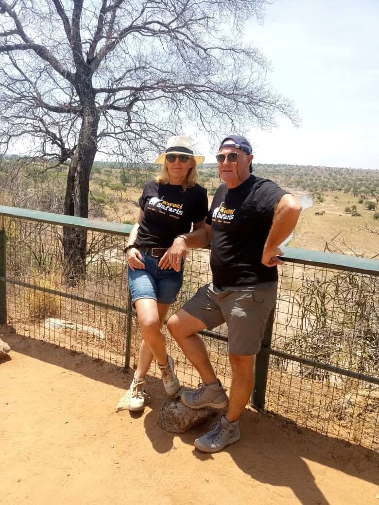 Taking a rest while on a tanzania tour safari