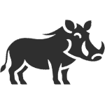A warthog icon.