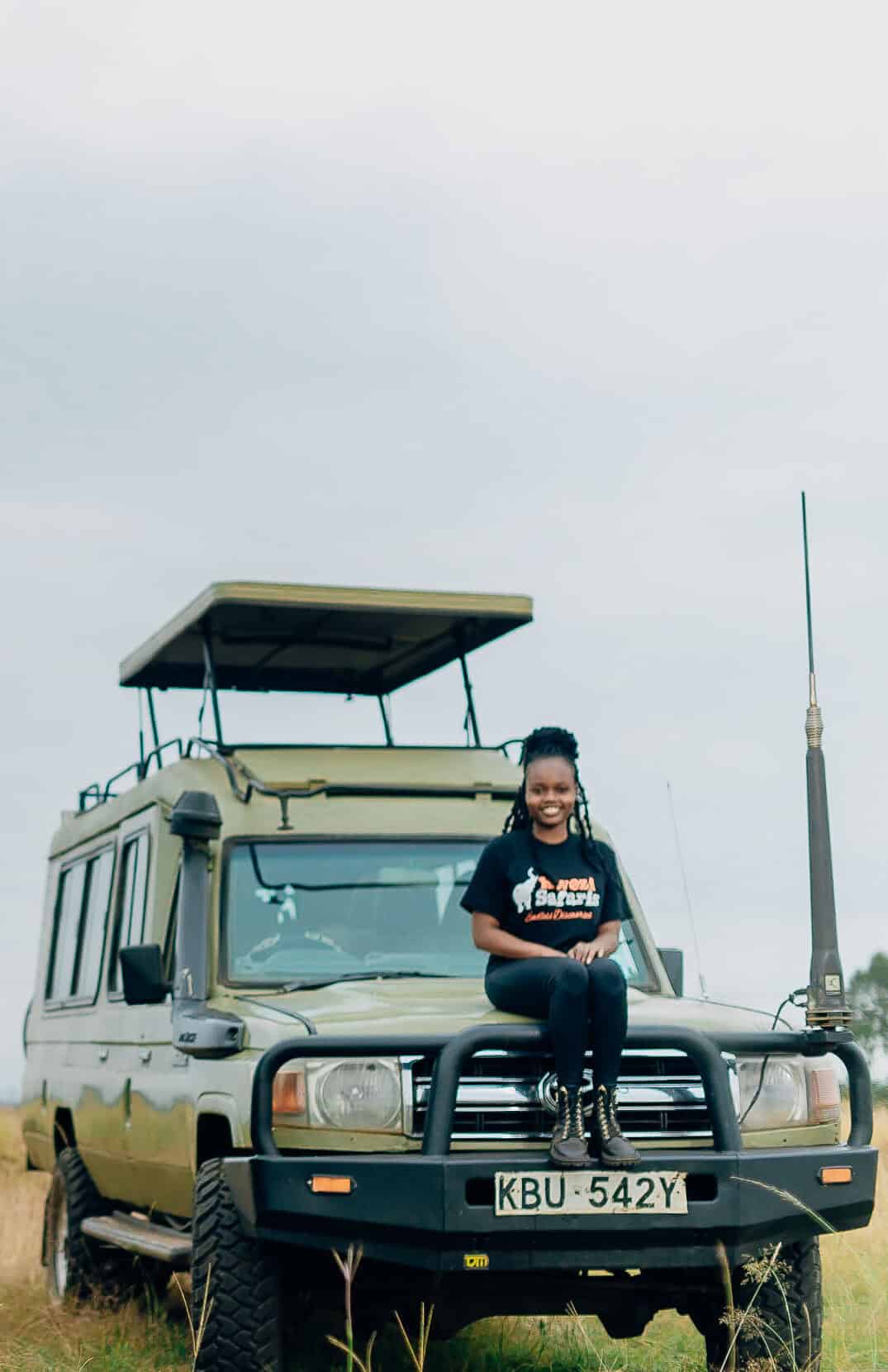 One of Kwezi Safaris top safari guides, Diana